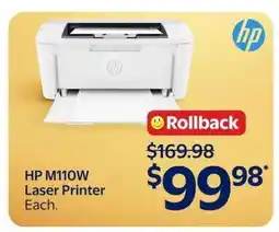 Walmart HP M110W Laser Printer offer