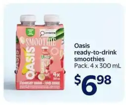 Walmart Oasis ready-to-drink smoothies offer