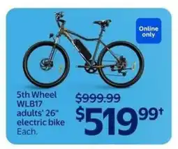 Walmart 5th Wheel WLB17 adults' 26 electric bike offer