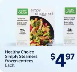 Walmart Healthy Choice Simply Steamers Frozen Entrees offer
