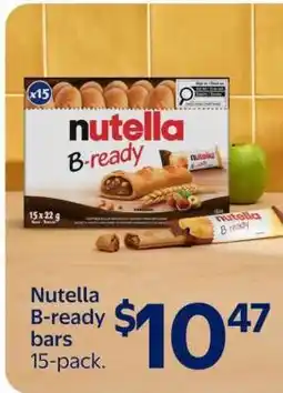 Walmart Nutella B-ready bars 15-pack offer