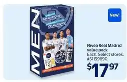 Walmart Nivea Real Madrid value pack offer