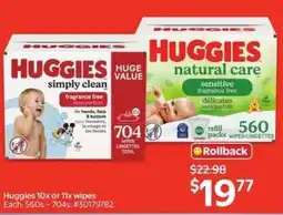 Walmart Huggies Wipes offer