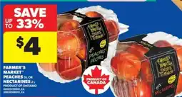 Real Canadian Superstore Farmer's Market Peaches or Nectarines offer