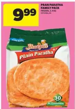 Real Canadian Superstore Pran Paratha Family Pack offer