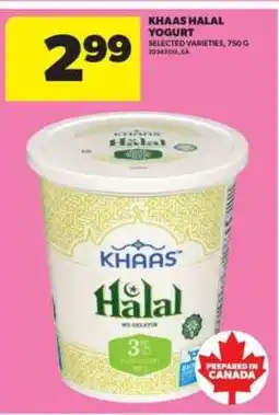 Real Canadian Superstore Khaas Halal Yogurt offer