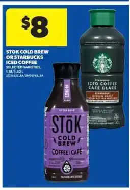 Real Canadian Superstore STOK Cold Brew or Starbucks Iced Coffee offer