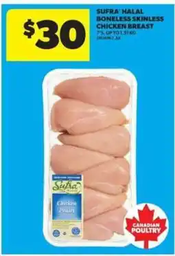 Real Canadian Superstore SUFRA Halal Boneless, Skinless Chicken Breast offer