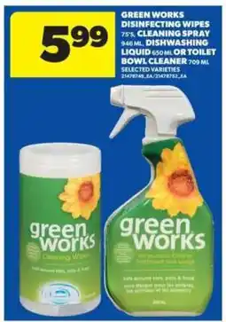 Real Canadian Superstore Green Works Cleaning Products offer