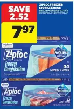 Real Canadian Superstore Ziploc Freezer Storage Bags offer