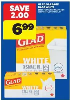 Real Canadian Superstore GLAD Garbage Bags White offer