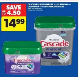 Real Canadian Superstore Cascade Dishwasher Tabs offer