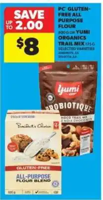 Real Canadian Superstore PC Gluten-Free All Purpose Flour or Yumi Organics Trail Mix offer