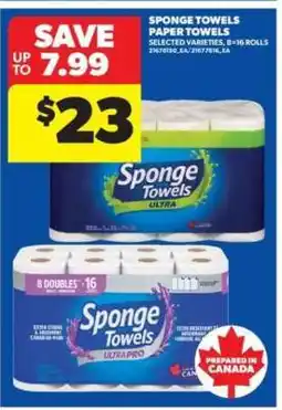 Real Canadian Superstore Sponge Towels Paper Towels offer