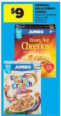 Real Canadian Superstore General Mills Jumbo Cereal offer