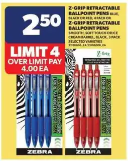 Real Canadian Superstore Z-Grip Retractable Ballpoint Pens offer