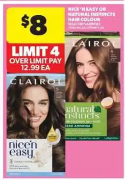 Real Canadian Superstore Clairol Nice'n Easy or Natural Instincts Hair Colour offer