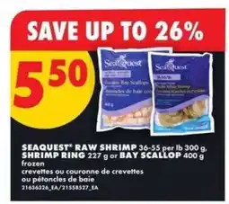 No Frills SEAQUEST RAW SHRIMP offer