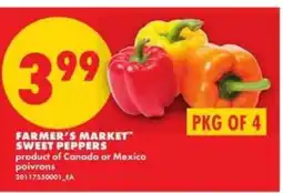 No Frills Farmer's Market Sweet Peppers offer