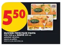 No Frills OLIVIERI TWIN PACK PASTA offer
