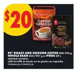 No Frills PC Roast and Ground Coffee offer
