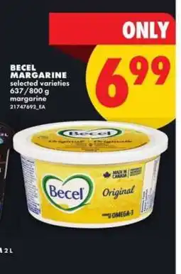 No Frills BECEL MARGARINE offer