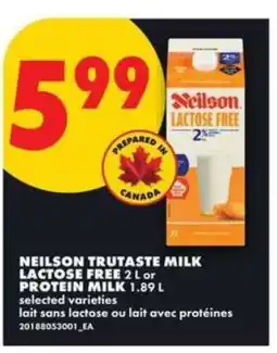 No Frills Neilson Trutaste Milk offer