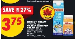 No Frills Neilson Cream offer