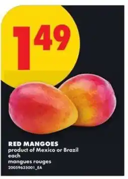 No Frills Red Mangoes offer