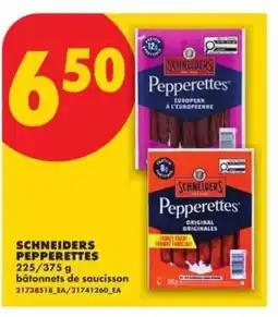 No Frills Schneiders Pepperettes offer