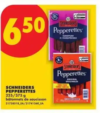No Frills Schneiders Pepperettes offer