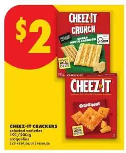 No Frills Cheez-It Crackers offer