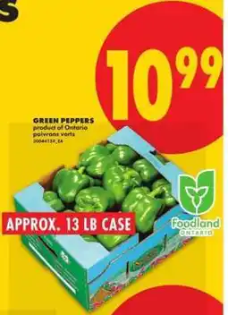 No Frills GREEN PEPPERS offer