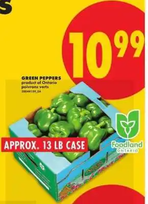 No Frills GREEN PEPPERS offer