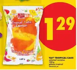 No Frills T&T Tropical Cake offer