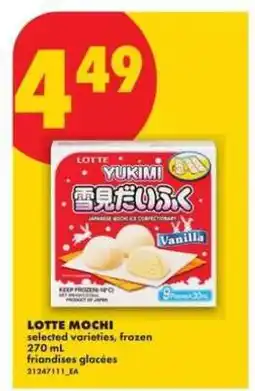 No Frills LOTTE Mochi offer