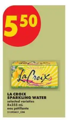 No Frills LA CROIX Sparkling Water offer