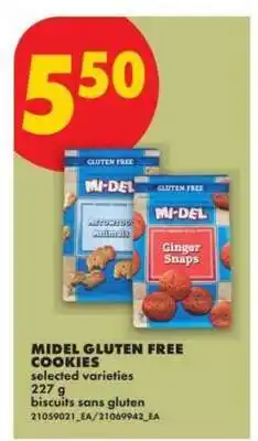 No Frills MIDEL GLUTEN FREE COOKIES offer