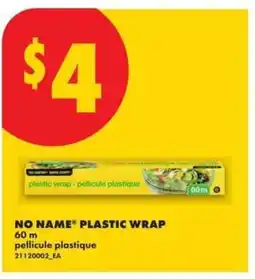 No Frills NO NAME PLASTIC WRAP offer