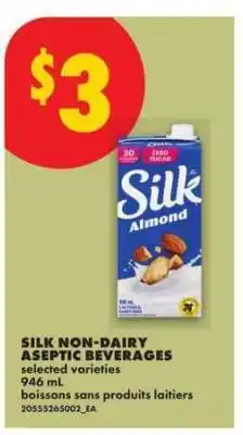 No Frills SILK NON-DAIRY ASEPTIC BEVERAGES offer