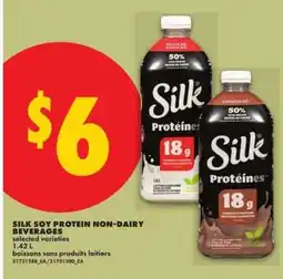 No Frills SILK SOY PROTEIN NON-DAIRY BEVERAGES offer