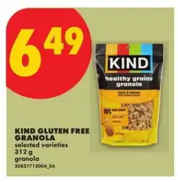 No Frills KIND GLUTEN-FREE GRANOLA offer