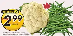 Sobeys Cauliflower offer