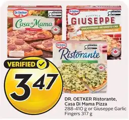Sobeys DR. OETKER Ristorante, Casa Di Mama Pizza or Giuseppe Garlic Fingers offer