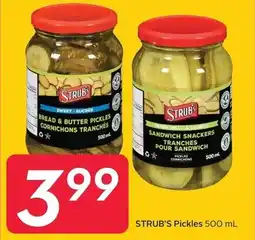Sobeys Strub's pickles offer