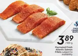 Sobeys Marinated fresh atlantic salmon fillets offer