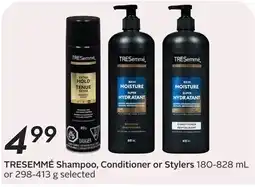 Sobeys Tresemmé shampoo, conditioner or stylers offer