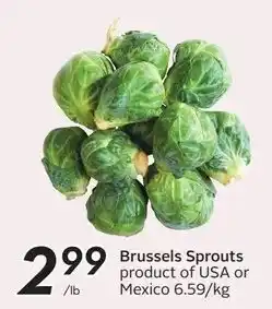 Sobeys Brussels Sprouts offer