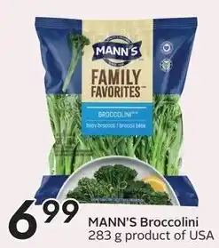 Sobeys Mann's broccolini offer