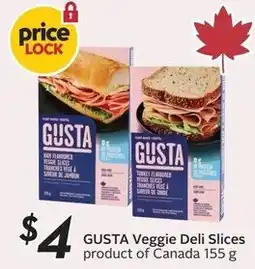 Sobeys Gusta veggie deli slices offer